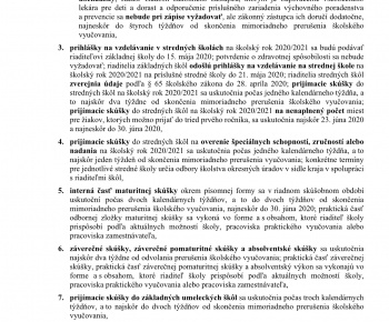 Aktuality / KORONAVÍRUS - informácie z Ministerstva školstva SR - foto