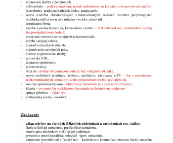 Aktuality / KORONAVÍRUS - opatrenia - prehľad - foto