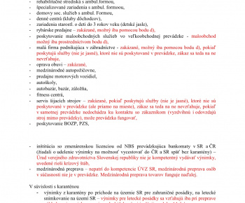 Aktuality / KORONAVÍRUS - opatrenia - prehľad - foto