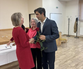 Aktuality / Stretnutie s jubilantmi a rodičmi novonarodených detí. - foto