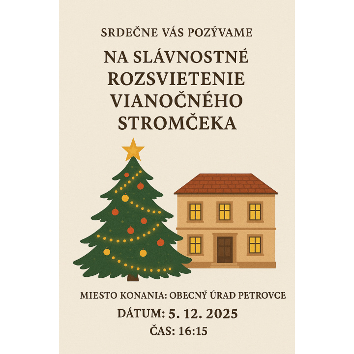 Rozsvietenie vianočného stromčeka