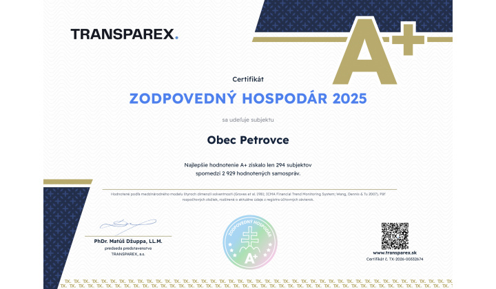 Zodpovedný hospodár 2025