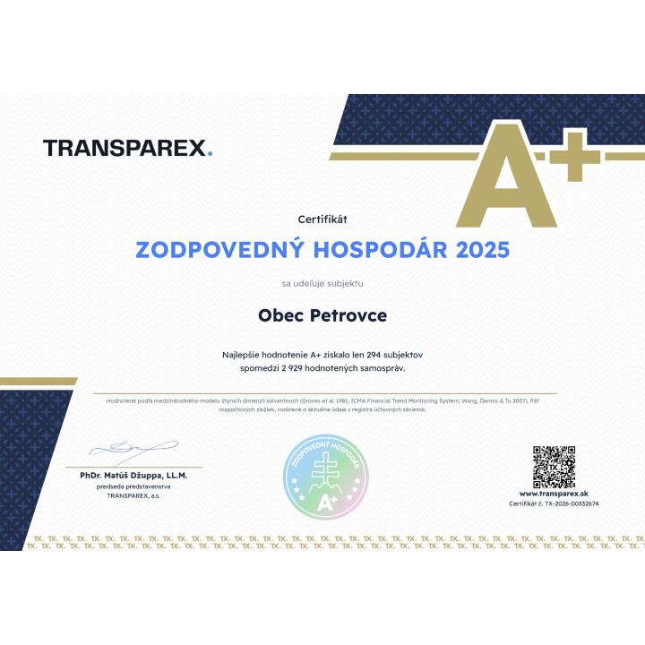 Zodpovedný hospodár 2025